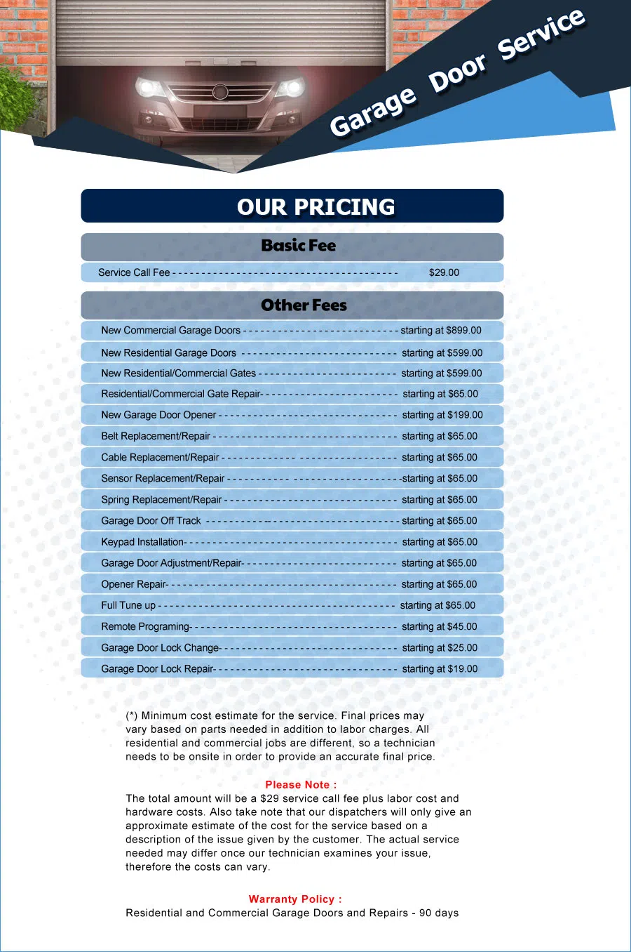 Eagle Garage Door Service Hartland, WI 262-288-0078