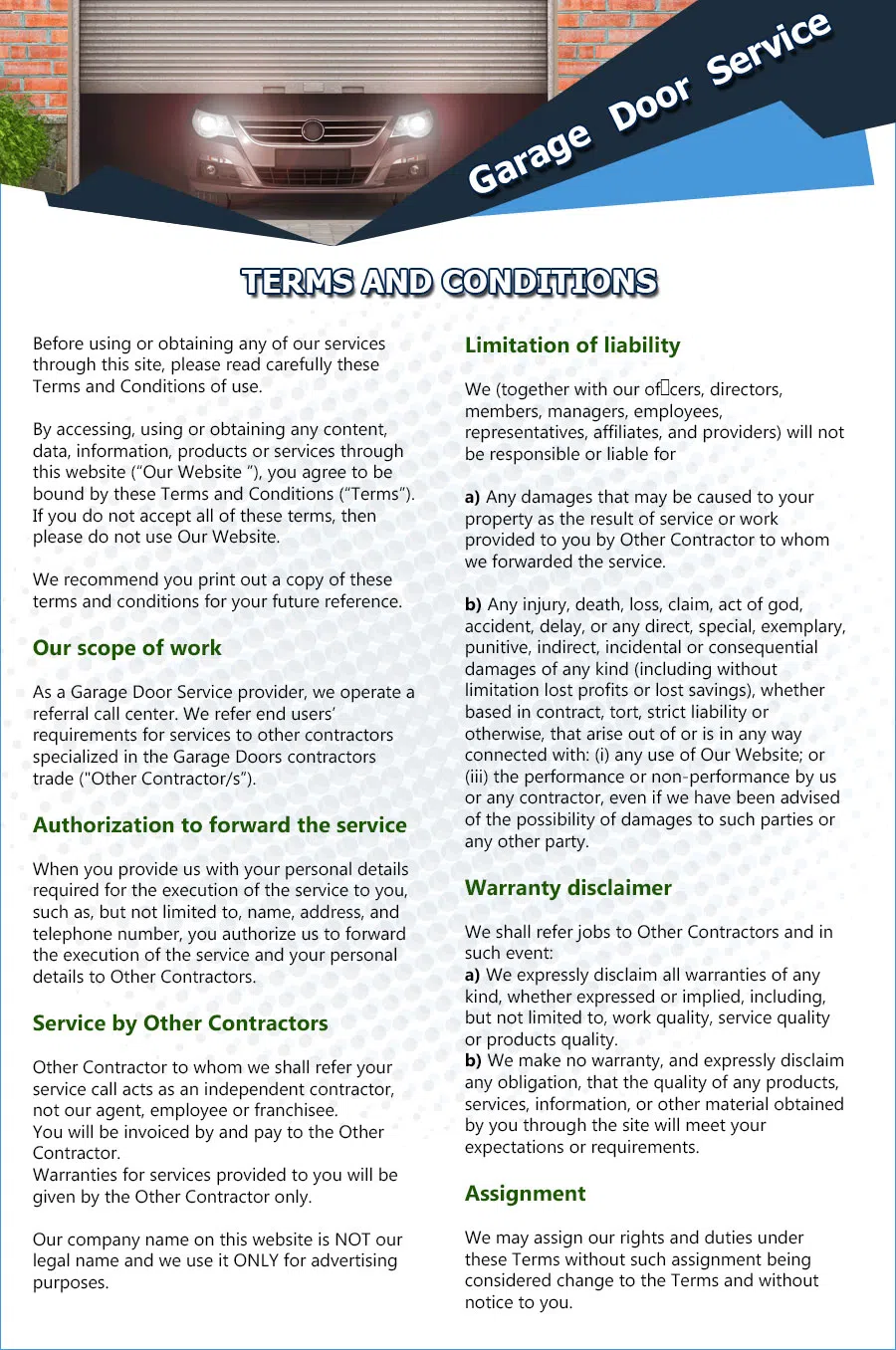 Eagle Garage Door Service Hartland, WI 262-288-0078